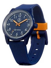 Q&Q SmileSolar Reloj RP26J017 Azul Analógico Solar Powered Impermeable Banda ...