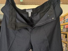 Pantalones de vestir Kings Court para hombre grandes y altos AZUL MARINO frente plano talla 54x38 T6#205