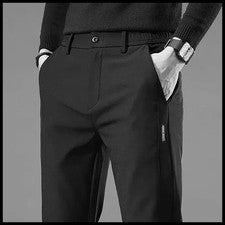 Hombres Pantalones de Golf Primavera Otoño Elásticos Moda Ocio Multi
