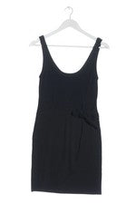 Vestido de punto mujer Zara algodón negro talla 40 casual elegante
