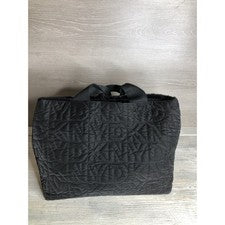 Bolso de Mano DKNY Para Mujer Roni Acolchado Imitación Piel Reversible Este Oeste Negro Nuevo con Etiquetas
