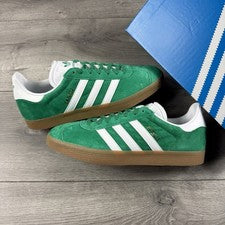 Adidas Gazelle Gamuza 'Verde Corte / Blanco / Goma' - Talla UK 9.5 / EU 44