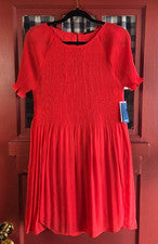 Vestido Premise Para Mujer Clásico Coral Reef Manga Corta Top Calado Talla M Nuevo con Etiquetas