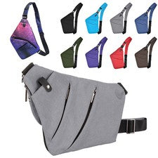 Mujeres Hombres Ultra Delgado Bolso de Hombro Pecho Bandolera Bandolera Bandolera Mensajero para Adolescentes