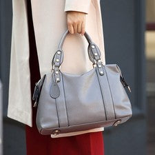 Moda Boston Bolso de Hombro Para Mujer Bolsos de Mano Diseño Retro Remache