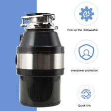 Trituradora de residuos de cocina tragador de basura residuos de alimentos trituradora de basura 560W