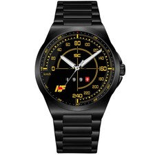 Orologio da Polso Contachilometri Lancia Delta HF EVO Integrale Nero in Acciaio