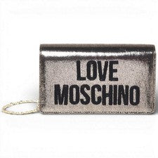 Moda Love Moschino Bolsa De Compras Suave Para Mujer Oro En Tejido