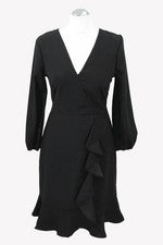 Vestido mujer J. Crew talla 34 negro NUEVO vestido recto vestido camisero Dress Business