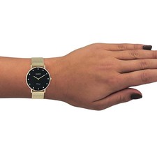 Oozoo Acero Inoxidable Unisex Reloj C20237 Analógico Cuarzo Reloj Pulsera Oro Vintage UOC20237