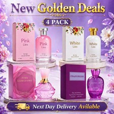 Perfume Mujer Eau De Perfume Spray Paquete de Regalo Fragancia Para Ella Paquete de 4 Nuevo