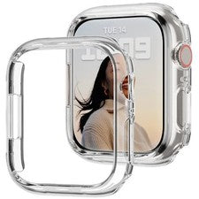 Funda Silicona Suave para Apple Watch 3 4 5 6 7 8 SE 38 40 41 42 44 45mm TPU Cubierta