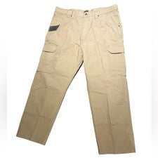 Pantalones estilo cargo Wrangler Workwear dorado caqui para hombre 40 x 30 100 % algodón