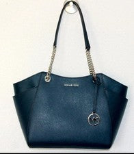 Bolso de mujer Michael Kors Shopper Jet Set azul marino ¡Nuevo con etiqueta en bolsa de plástico todavía!