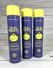Acondicionador Sun Bum Blonde púrpura mejora el color del cabello 10 oz (paquete de 3)