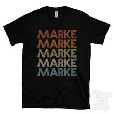 CAMISETA ESTILO RETRO REPETIDA MARCA Hombre y Mujer Novedad Genial Nombre Regalo