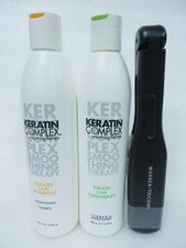 CHAMPÚ/ACONDICIONADOR KERATIN COMPLEX KERATIN CARE 13,5 OZ + CEPILLO GRUMOSO