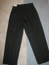 Pantalones Para Hombre Únicos Vestido Negro Puños 32 34 36 38 X 32 Estilo #2 NUEVO Hecho en EE. UU.