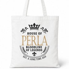 Bolso de Mano Nombre Familiar House Of PERLA Regalo de Cumpleaños