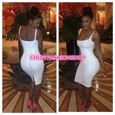 2017 Nuevo Vestido Sexy Mujer Verano Sin Mangas Vendaje Bodycon Celebridad Ropa de Club