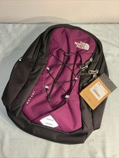 Mochila bufón The North Face TNF negra y púrpura talla única 28L nueva con etiquetas para mujer