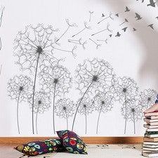 Pegatinas decorativas para decoración de pared del hogar papel tapiz floral para dormitorio