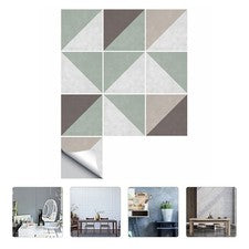 10 piezas pegatinas de pared autoadhesivas para azulejos de baño decoración del hogar