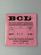 Reloj Bolsillo BCL Acrílico Redondo Hunter Savonette Vidrio Tamaños 25.0mm - 49.8mm Nuevo