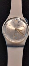 Reloj Swatch Sheerchic Jewel Numbers Damas Blanco: GT107 ¡RARO!