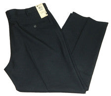 Pantalones de vestir para hombre NUEVO Haggar etiqueta gabardina negra 40/29 medida talla 39x28