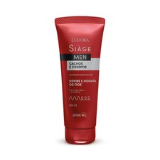 Champú brasileño para rizos para hombre Siàge 250 ml - Eudora hidratación y control del frizz