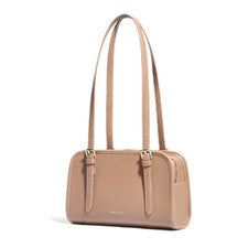 Bolso Bandolera Mossdoom Renee Bolsos de Hombro # Camel Pálido PU Moda para Mujer