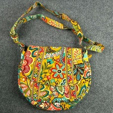 Bolso Bandolera Vera Bradley Provenzal Montura Floral Retirado