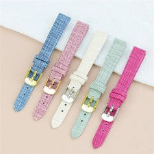 Correa de reloj de lona vintage para pulsera de mezclilla universal 10 12 14 16 18 20 22 mm