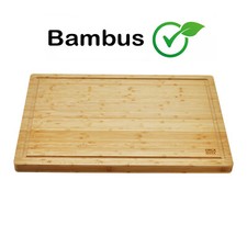 Tabla de cortar BAMBÚ tabla de cocina 610 x 405 x 32 mm engrasada tabla de servir ORGA-BOX
