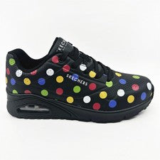 Zapatillas deportivas Skechers Uno Splatted Air negras múltiples para mujer