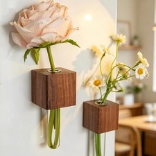 Jarrón magnético 3D imán para refrigerador: ¡decoración floral elegante para tu hogar!