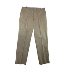 Pantalones chinos Edwards para hombre delanteros planos estilo #2570-05 talla 42 longitud sin dobladillo nuevos con etiq
