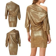 Mini Vestido para Mujer Boda Pullover Moda Vestidos Banquete Bodycon Uso Diario