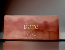 Paleta facial Sephora Trio ~ rubor e iluminador ~ ATRÉVETE (coral, melocotón y dorado) nueva en caja