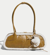 Adidas Bolso de Hombro Ancho Para Mujer Informal Moda Bolso Deportivo Marrón Nuevo con Etiquetas KT0859