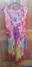 Vestido Solero Ace Moda Mujer Floral Muticolor Tie Dye Talla Única