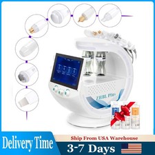 Máquina facial de agua hidráulica 7 en 1 dispositivo de hidrógeno para el cuidado de la piel y solución acuática de 1200