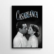 Casablanca 1942 - Impresión de póster de película - A3 A4 A5 decoración del hogar/arte mural