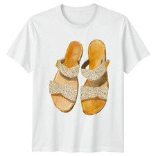 Sandalias de vacaciones de verano Camiseta con gráficos de acuarela para hombre y mujer Camiseta unisex