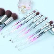 3 piezas brochas de maquillaje brillantes base brillo sombra de ojos para
