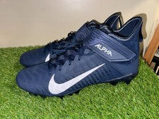 Botines de fútbol Nike Alpha Menace Pro 2 PE BV3945-404 azul marino/blanco talla 15 NUEVO