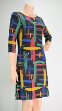 Vestido VEGAS Paris manga 3/4 rayas de colores - gran llamativo - Musthave - NUEVO