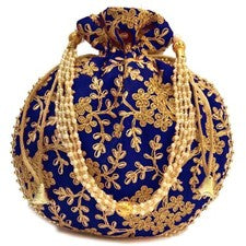 Bolso De Mano Tradicional Étnico De Seda Potli Batwa Para Mujeres Y Niñas