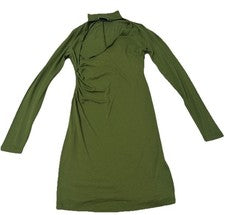 Mini acanalado verde manga larga elástico talla 6 de ASOS DESIGN para mujer NUEVO